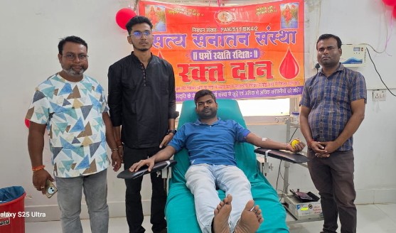 सुधीर ने रक्तदान कर बचाई 17 वर्षीय बच्ची की जान