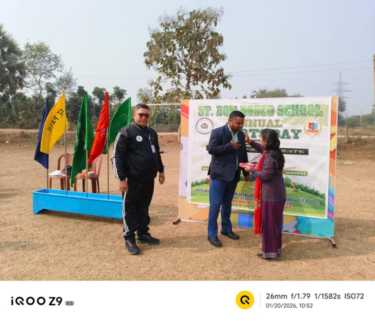 संत डोनबोस्को विद्यालय में वार्षिक खेल कूद की हुई शुरुआत